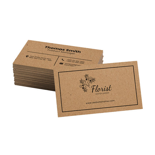 Brown Kraft Paper Business Cards
